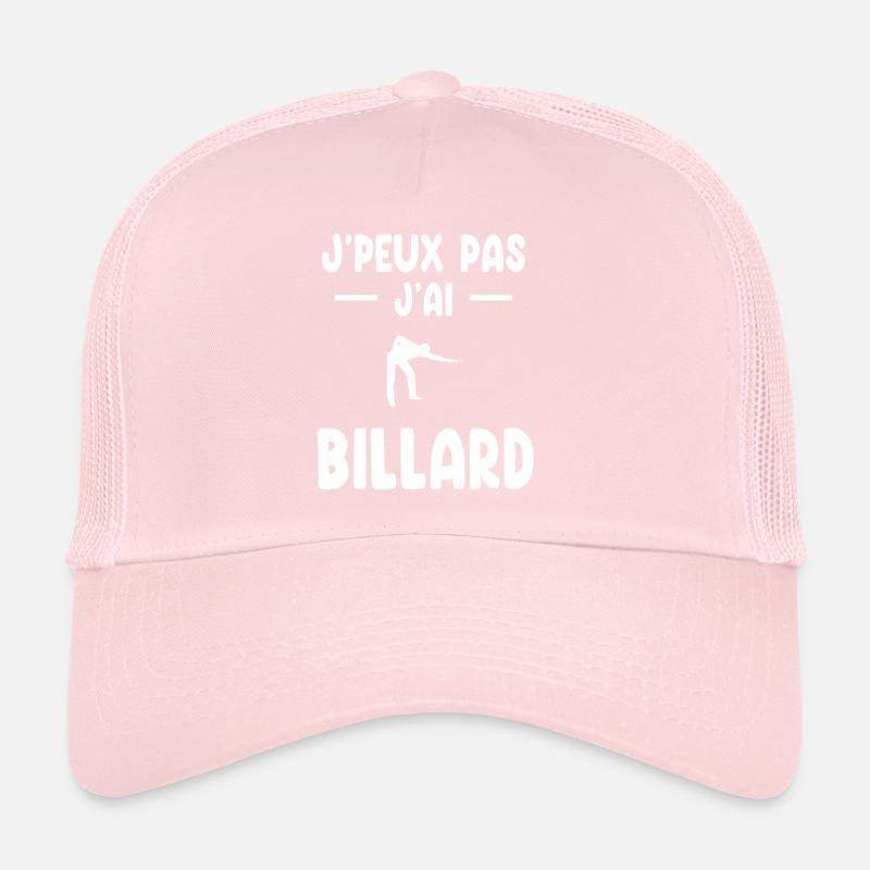 Ich kann nicht Ich habe Billard Billard Geschenk Billard Spieler Trucker Cap