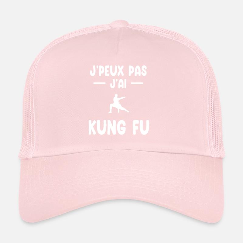 Ich kann nicht, ich habe ein Kung-Fu-Kämpfer-Geschenk Trucker Cap
