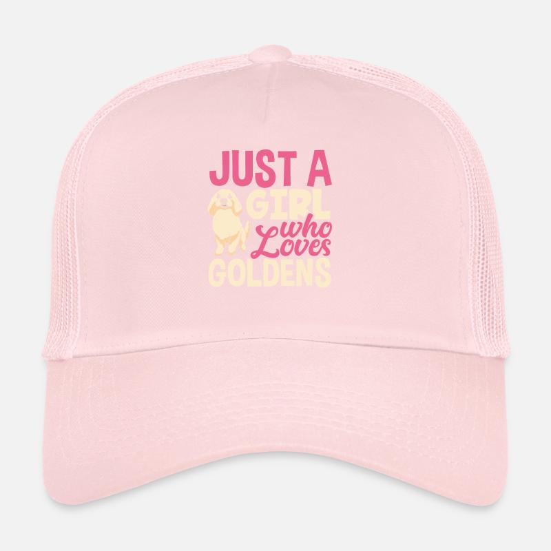 Fille Pet Golden Retriever Casquette trucker 