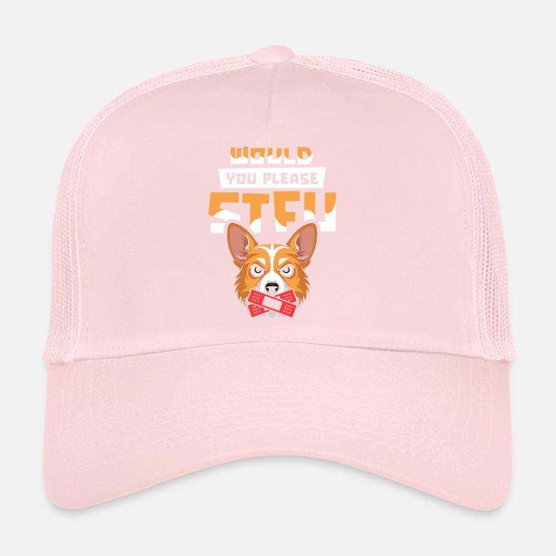 Corgi Stfu Would You Please Shut Up Trucker Cap