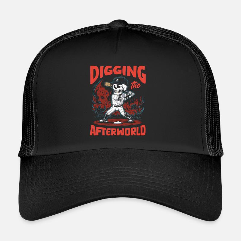 Squelette de baseball Casquette trucker 