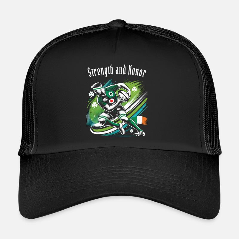 Force et honneur : le dicton du rugby Casquette trucker 