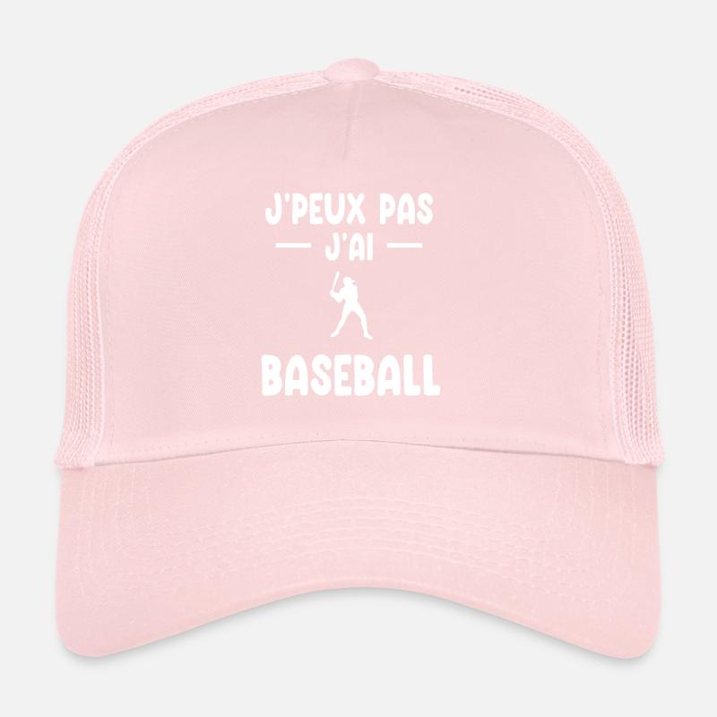 I Can't I Have Baseball Gift Baseball Player Trucker Cap