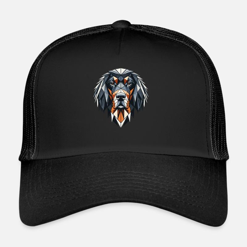 Art géométrique Gordon Setter Setters Casquette trucker 