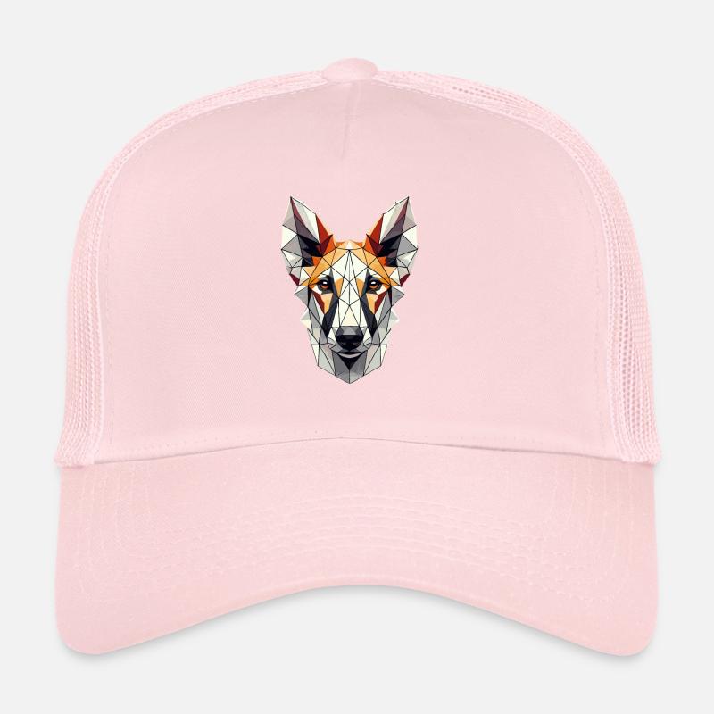 Geometrische Kunst Ibizenkischer Windhund Trucker Cap
