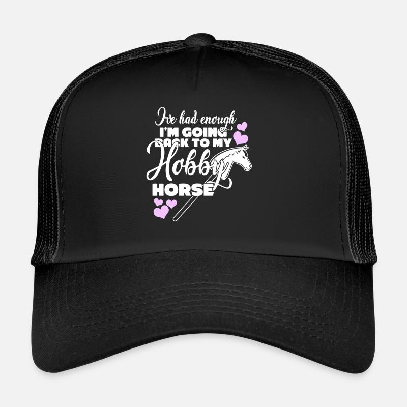 Hobby Équitation Hobby Horsing Casquette trucker 