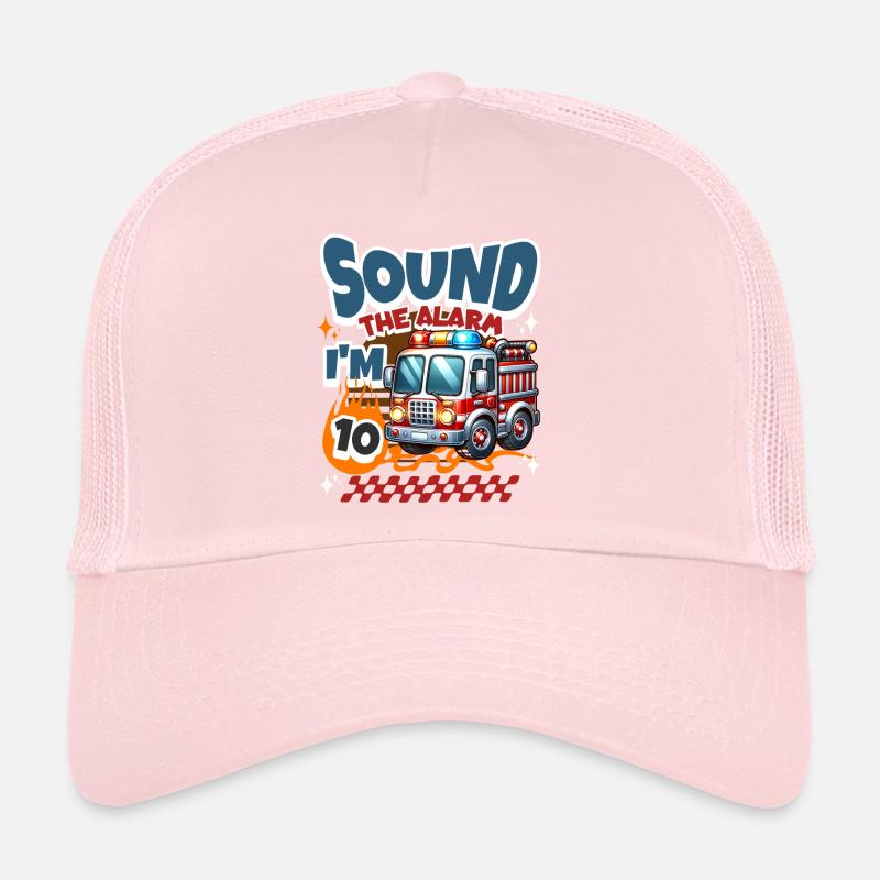 10e anniversaire des pompiers Casquette trucker 