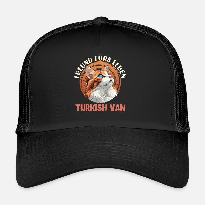 FOURGON TURC AMI POUR LA VIE Propriétaire de chat Casquette trucker 