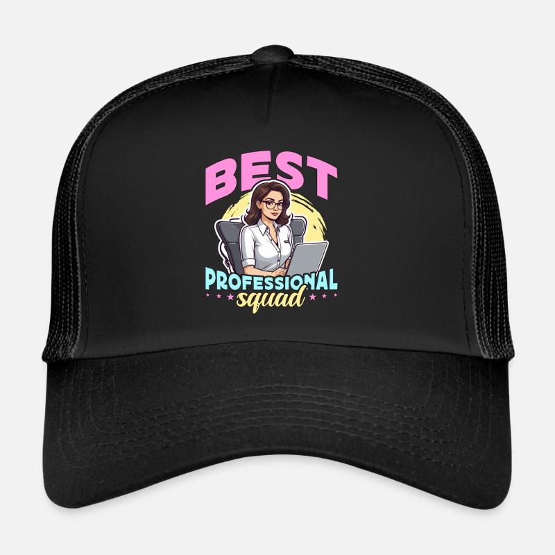Assistante Admin Secrétaire de la Meilleure Escouade Professionnelle Casquette trucker 
