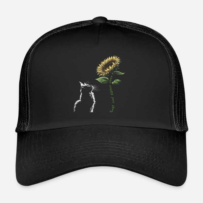 Meilleure sœur de chat de tous les temps Casquette trucker 