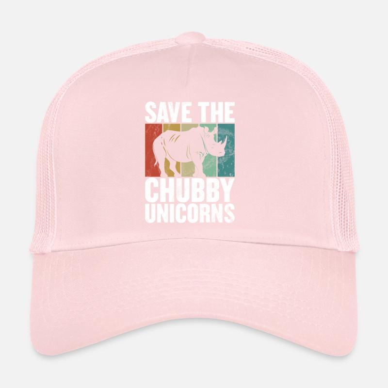 Speichern Sie Die Molligen Einhörner Fat Rino Trucker Cap