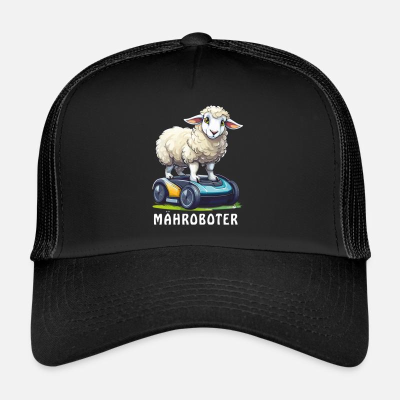 ROBOT TONDEUSE À GAZON MOUTON Casquette trucker 