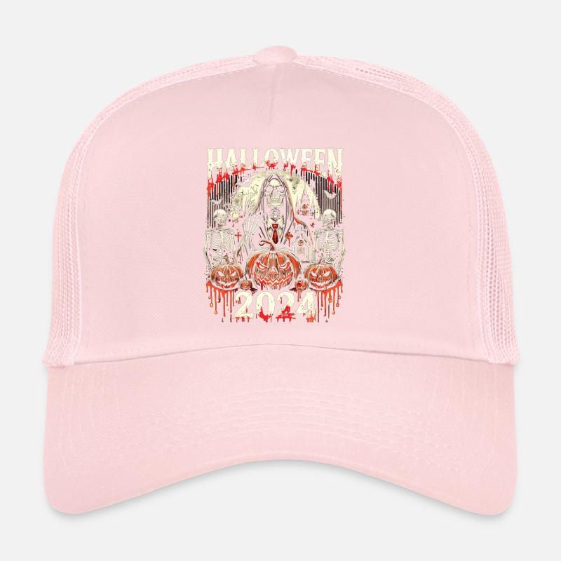 Halloween 2024 avec la Faucheuse Casquette trucker 