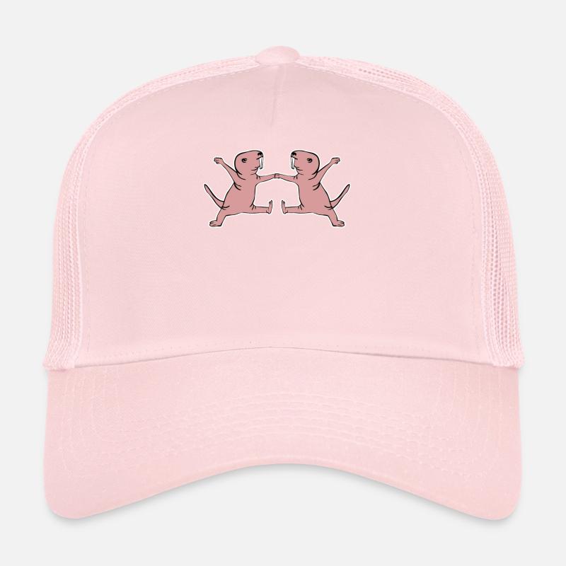 Rats taupes nus dansant Boogie Woogie Casquette trucker 