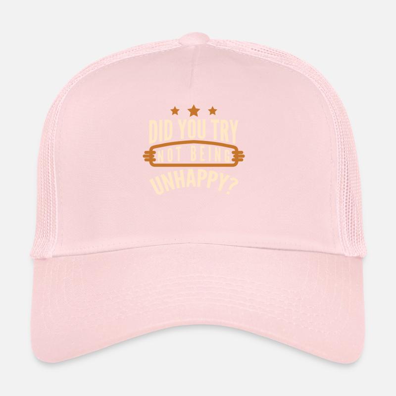 Misanthrope Goth Sarcasme Malheureux Casquette trucker 