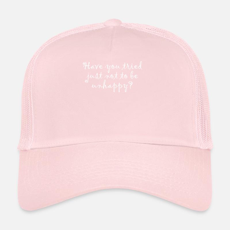 Sarcasm Sarcastic Goth Misanthrope Trucker Cap