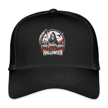 Halloween 2024 Death and his minions - Trucker Cap - black/black - Front