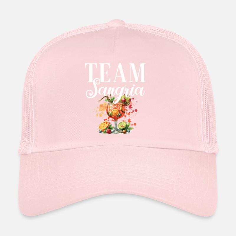 Cocktail Bartender Team Sangria Trucker Cap