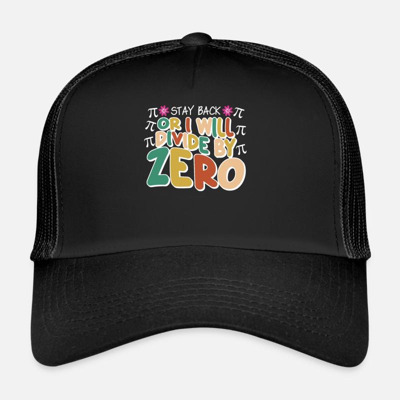 Mathématiques Professeur de mathématiques Mathématiques - Casquette trucker  - noir/noir