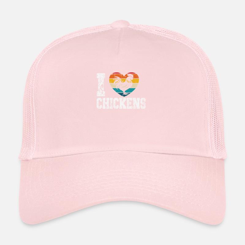 Ich mag Hühner Trucker Cap