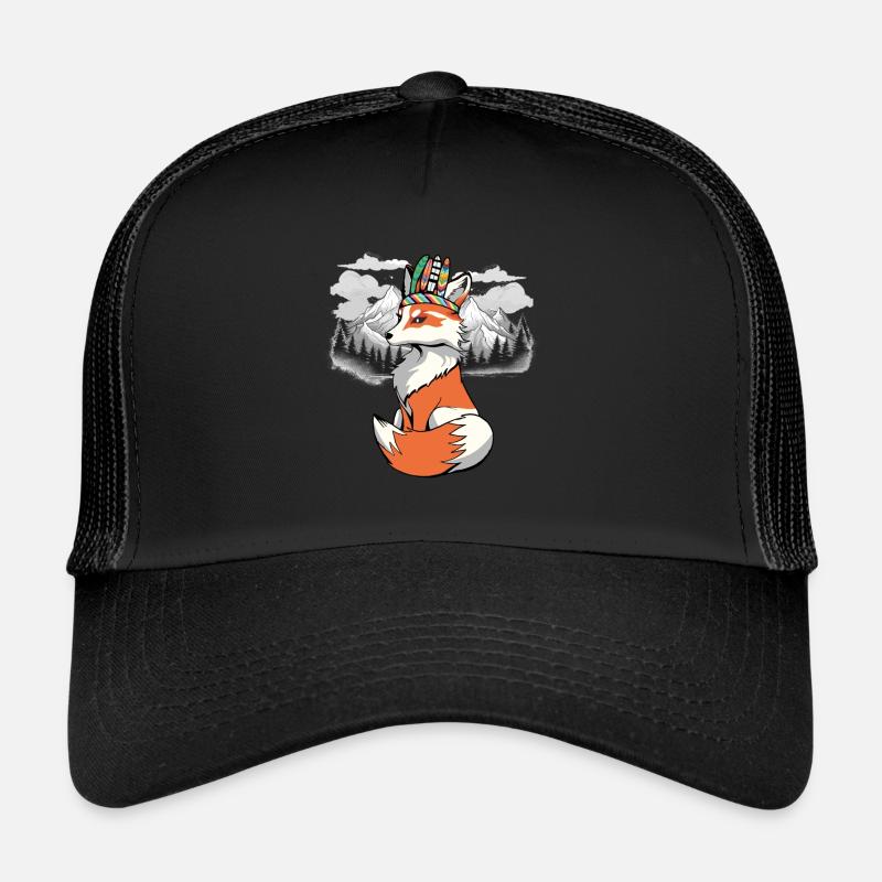 Shamans Fox Foxes Shaman Trucker Cap