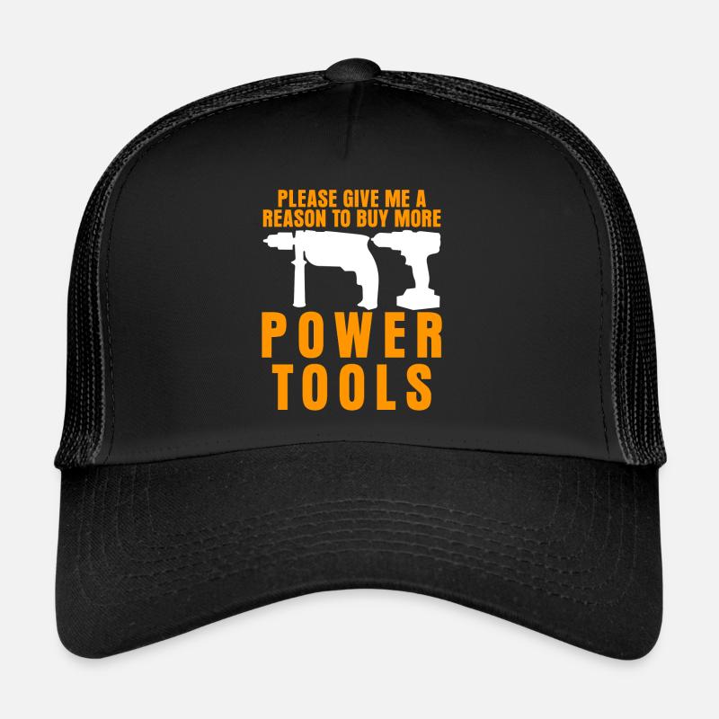Power Tool Joke Outils électriques Casquette trucker 