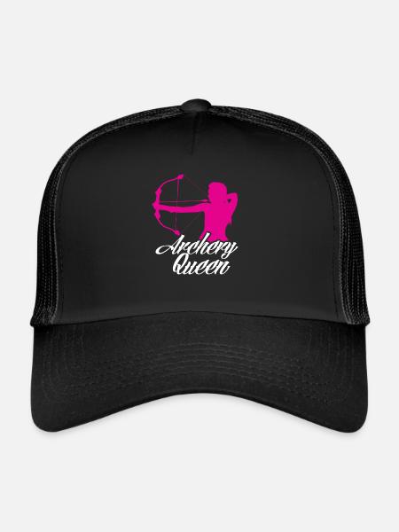 Archery Queen - Trucker Cap - black/black - Front