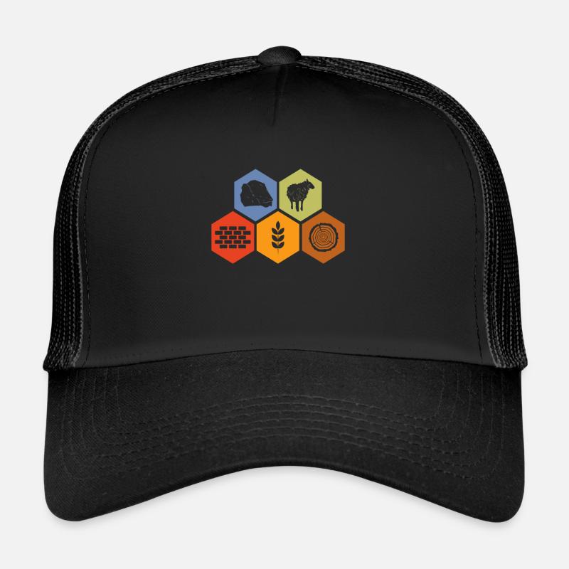 Board Game Board Games Game Night Games Gift - Trucker Cap - black/black