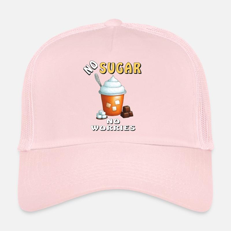 PAS DE SUCRE, PAS DE SOUCIS Casquette trucker 