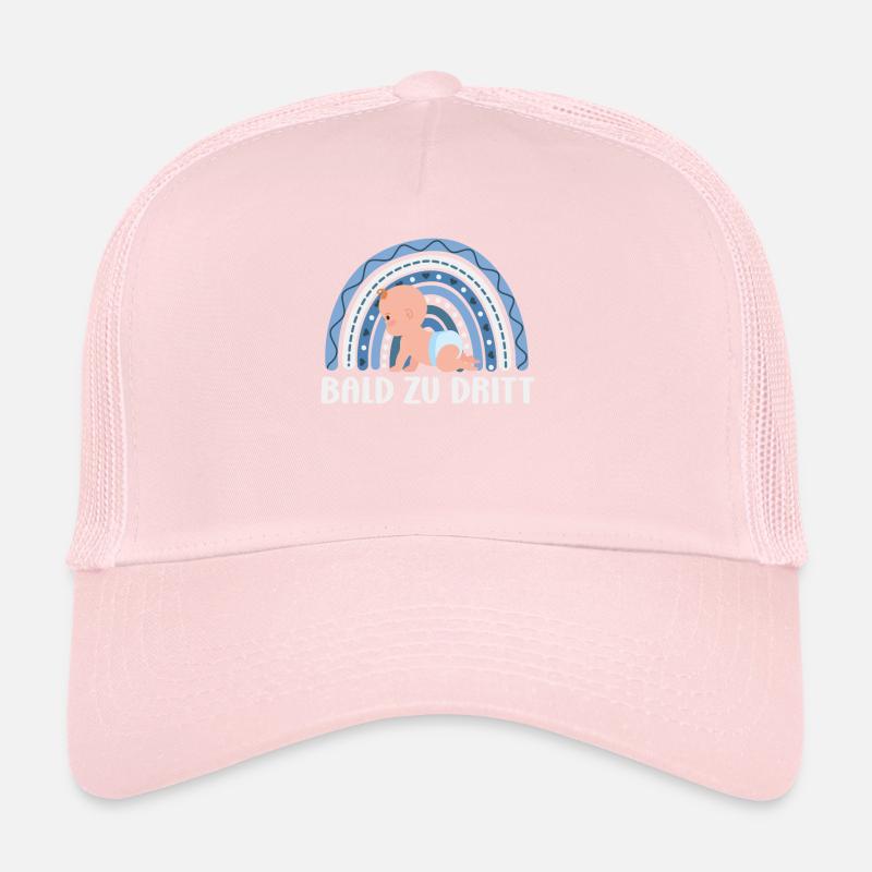 Annonce de grossesse Naissance BIENTÔT DANS TROIS Casquette trucker 