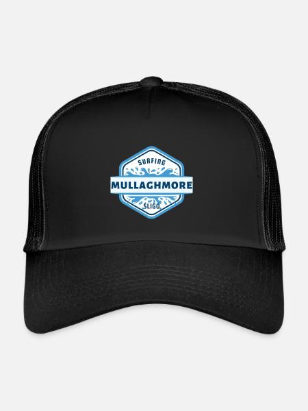 Irish Surfing Designs Mullaghmore Sligo - Trucker Cap - black/black - Front
