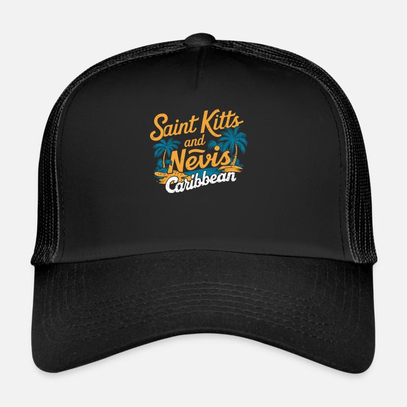 Saint-Kitts-et-Nevis Caraïbes Saint-Kitts-et-Niévès Casquette trucker 