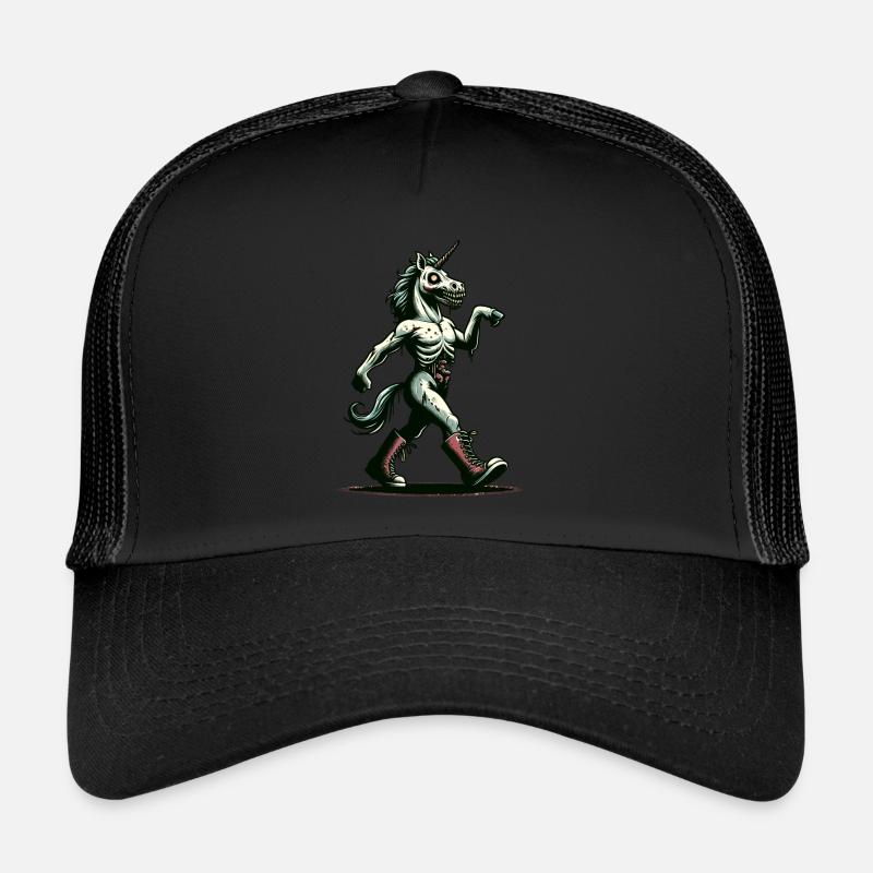 Zombie Einhorn Untotes Mystisches Wesen Trucker Cap