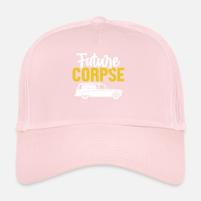 Future Corpse Drôle Morticien Embaumement Funérailles Casquette trucker 