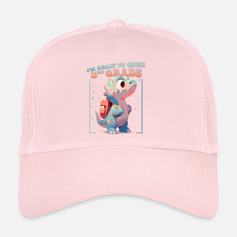 Süße Dinosaurier Kinder Jungen Mädchen - Ich bin bereit Zu Trucker Cap