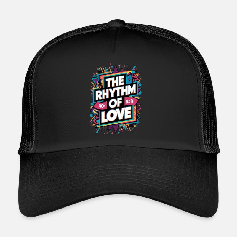Le rythme de l’amour R&B des années 90 Casquette trucker 