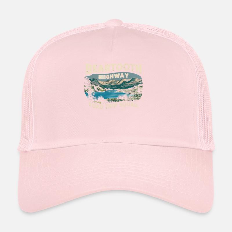 Escouade de road trip sur l’autoroute Beartooth Casquette trucker 