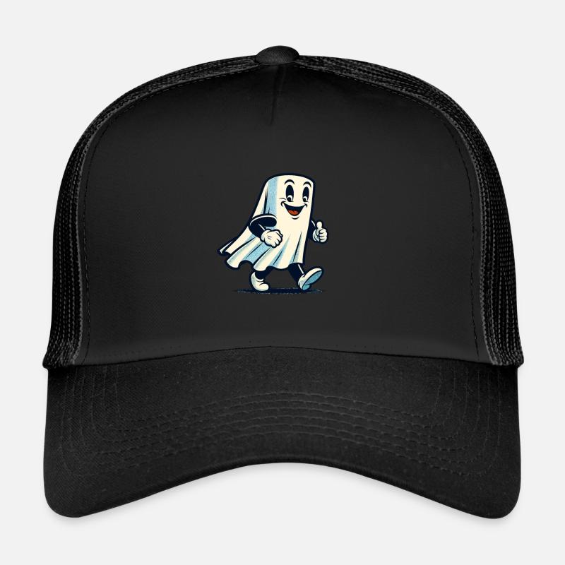 Drôle Vintage Ghost Style d’art rétro Casquette trucker 