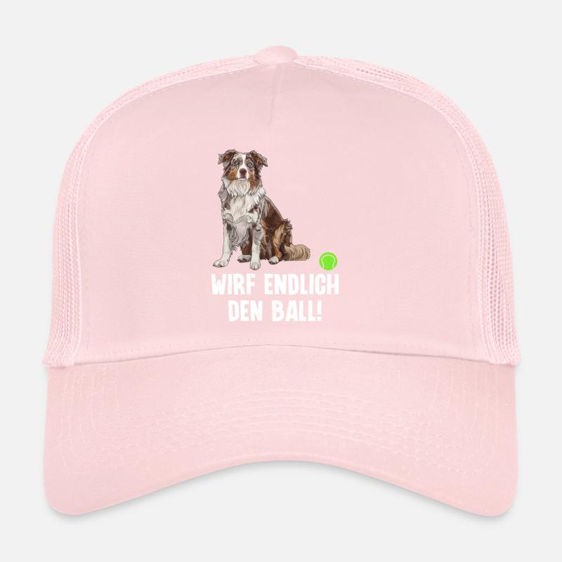 Australian Shepherd WIRF ENDLICH DEN BALL! Trucker Cap