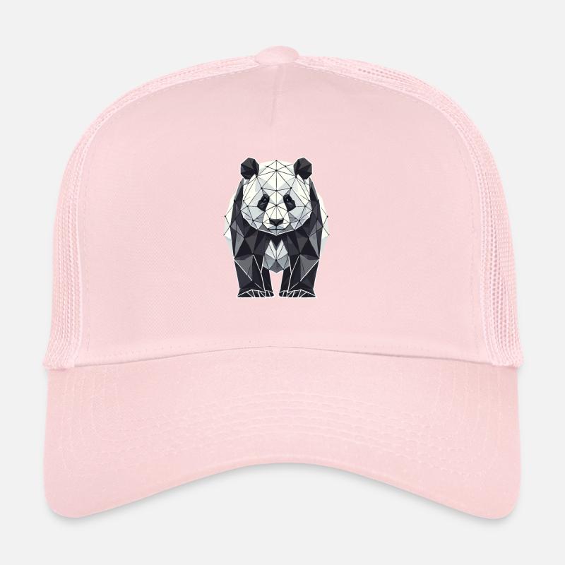 Art Géométrique Panda Ours Pandas Casquette trucker 