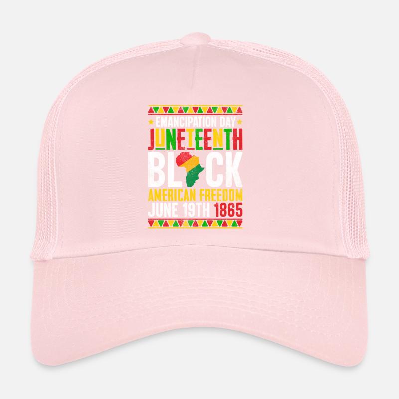 Emanzipationstag Juneteenth Schwarzer Amerikaner Trucker Cap