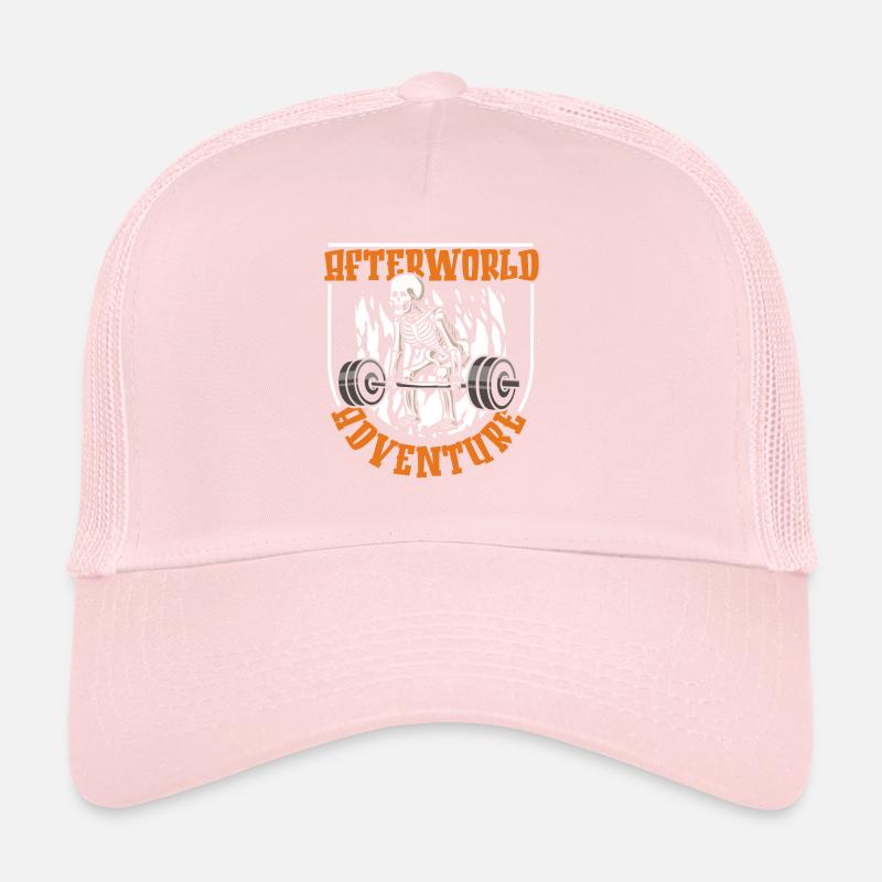 Weightlifting Weightlifting Skeleton Trucker Cap