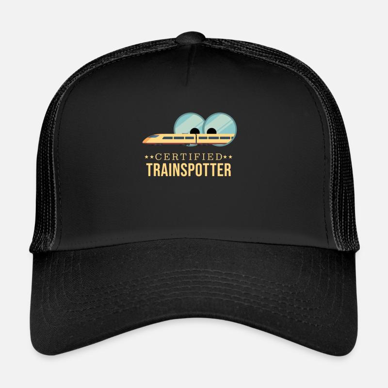 Certified Trainspotter Train Observation Trucker Cap