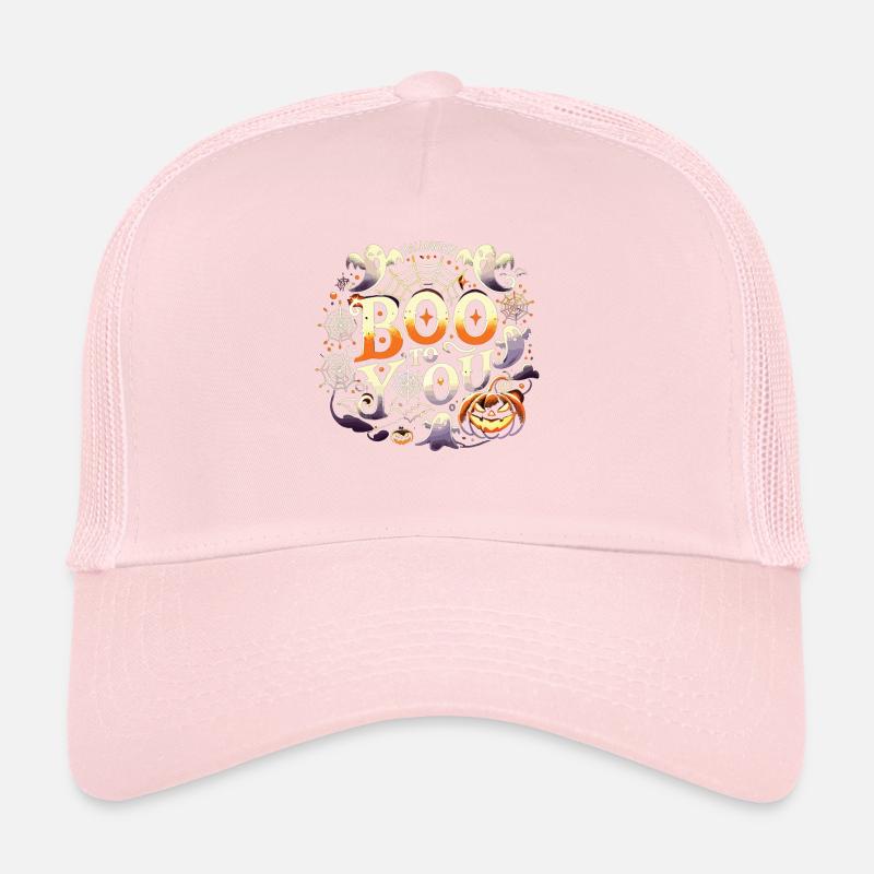 Niedlicher Geist mit Spruch "Boo to You" Trucker Cap
