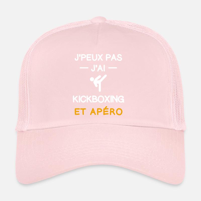 Ich kann nicht Kickboxen Aperitif Kickboxer Trucker Cap