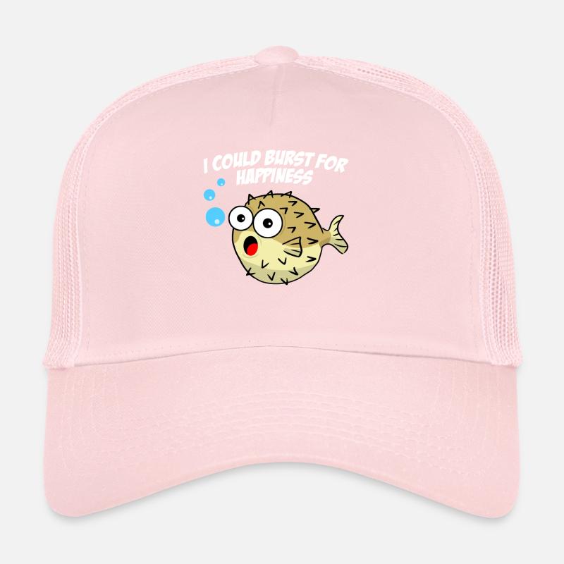Poisson-globe heureux Casquette trucker 