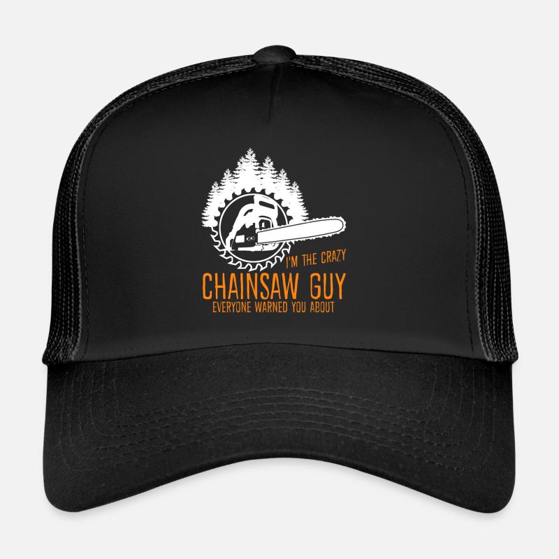 Tronçonneuse Tronçonneuses Tronçonneuse - Casquette trucker  - noir/noir