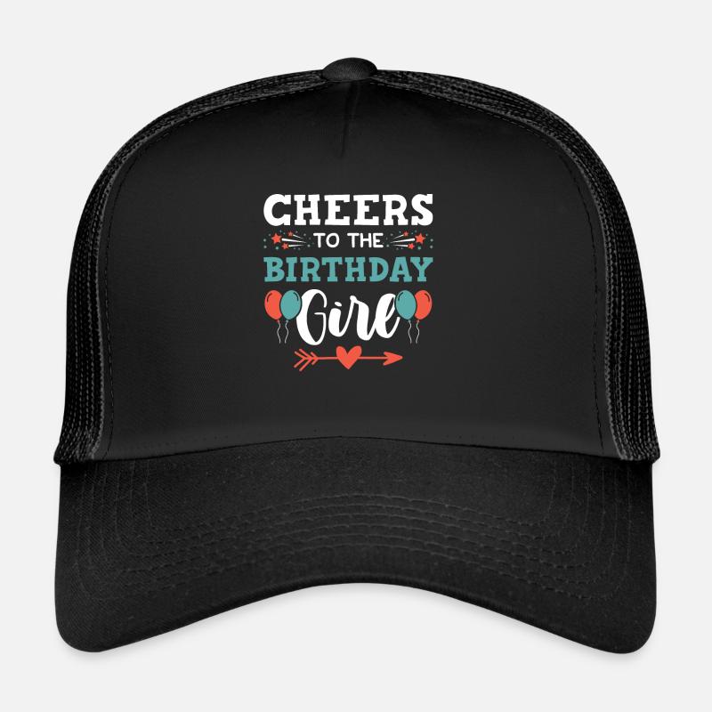 fille dont c'est l'anniversaire Casquette trucker 