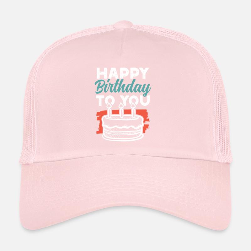 happy birthday Trucker Cap