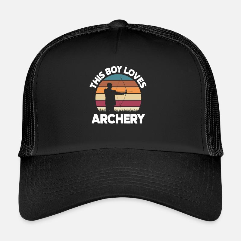 Bow boy child archery Trucker Cap